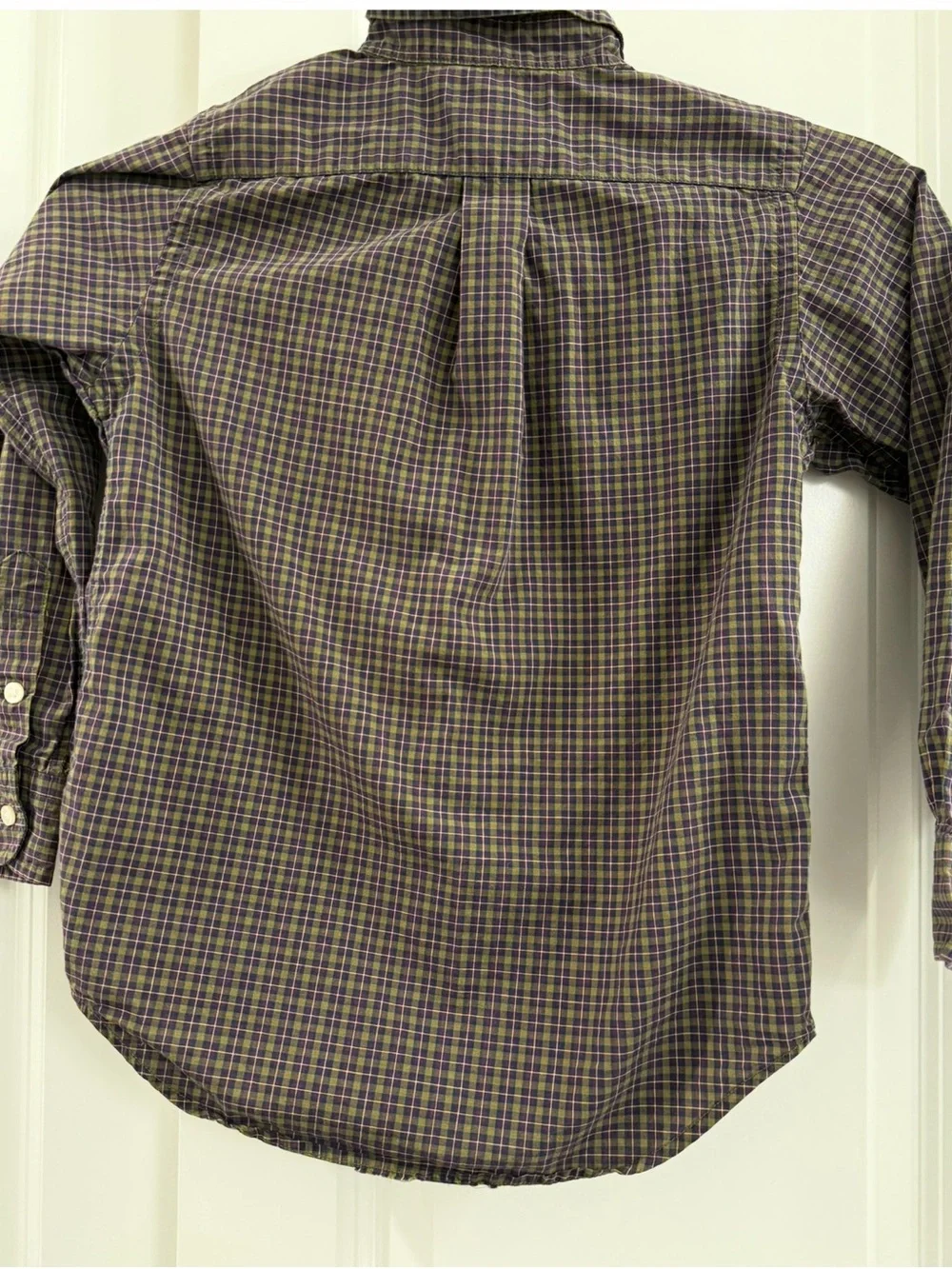Boy’s Ralph Lauren Plaid Button Down shirt size 6